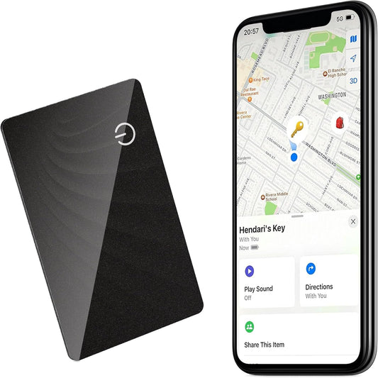 Wallet Tracker Card  Wallet Finder Work with Apple Find My (Ios 14.6 above Only) GPS Smart Card Tracker 2Mm Thickness, IP68 Waterproof, 5-Year Battery Life for Wallet,Bag,Purse, Passport,Etc